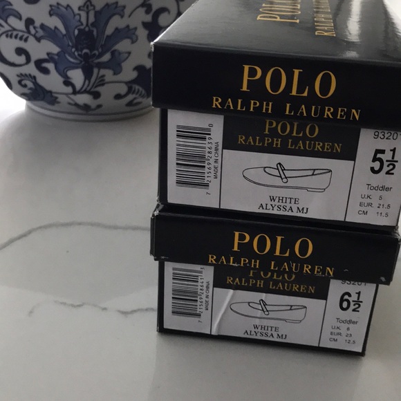 BNIB Polo Ralph Lauren Alyssa Toddler Mary Janes - Picture 3 of 5